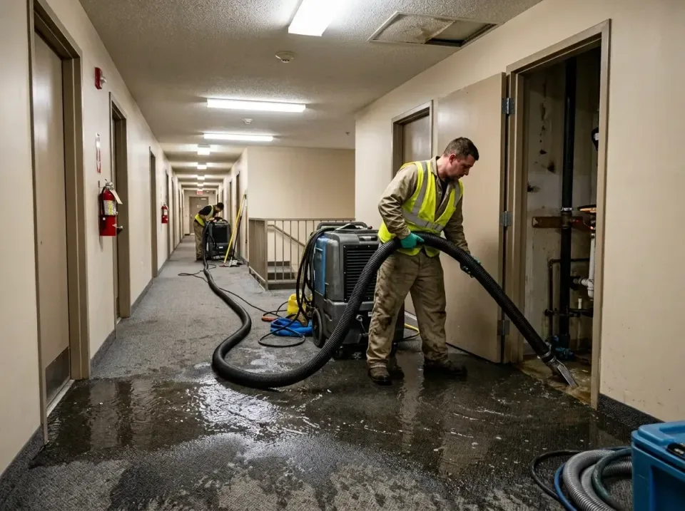 multi-unit-apartment-hallway-f-005 — frequently asked questions, Emergency Burst Pipe Water Extraction & Removal in Mint Hil…